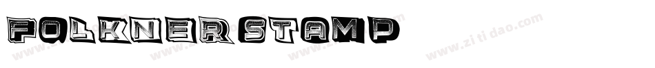 Folkner Stamp字体转换